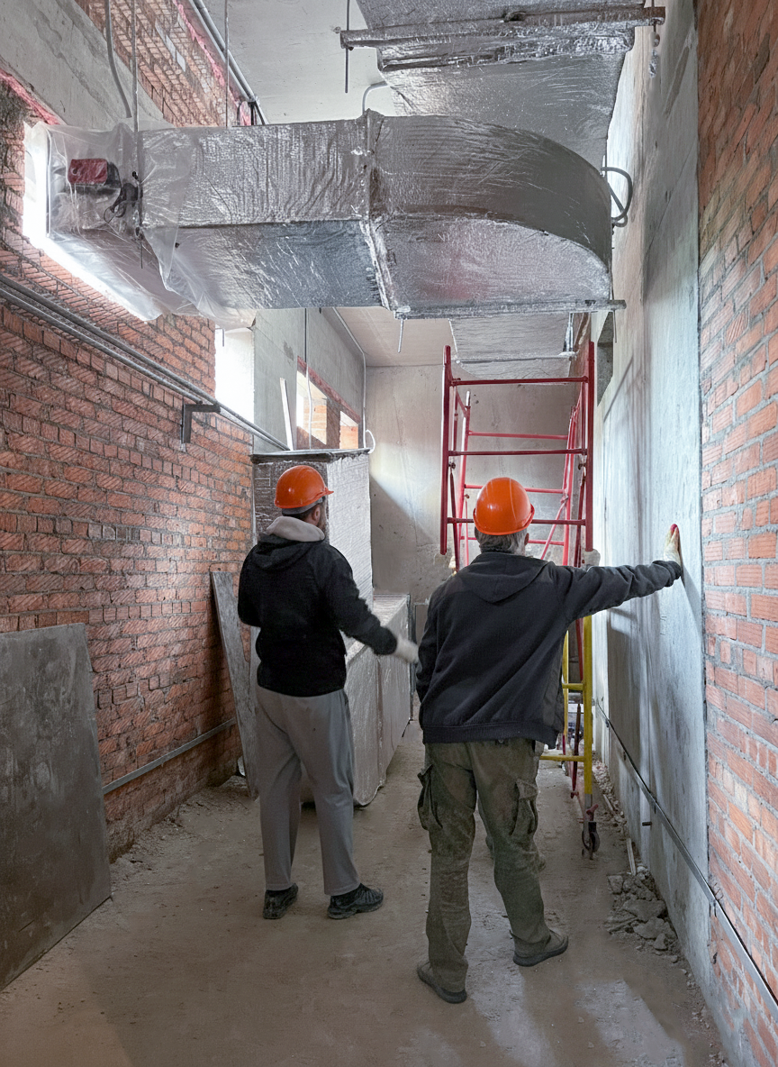 Монтаж вентиляции